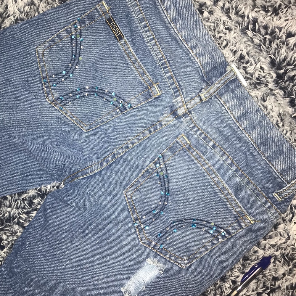 Revolt Flare Leg Jeans